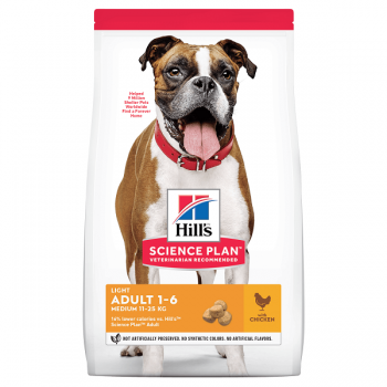 Hills SP Canine Adult Light Medium cu Pui 2.5kg Hill's imagine 2022