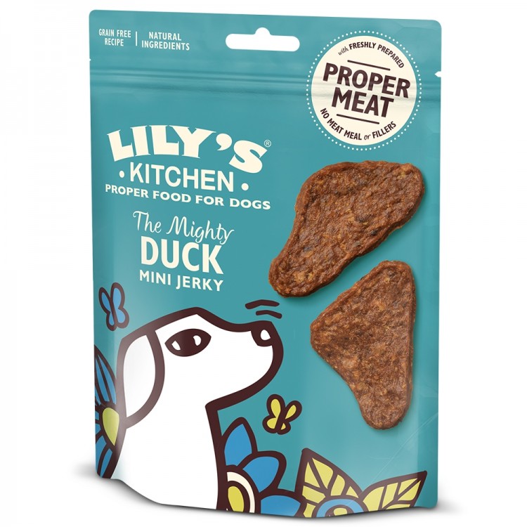 Recompense caini, Lily’s Kitchen, The Mighty Duck Mini Jerky, 70 g Lily's Kitchen