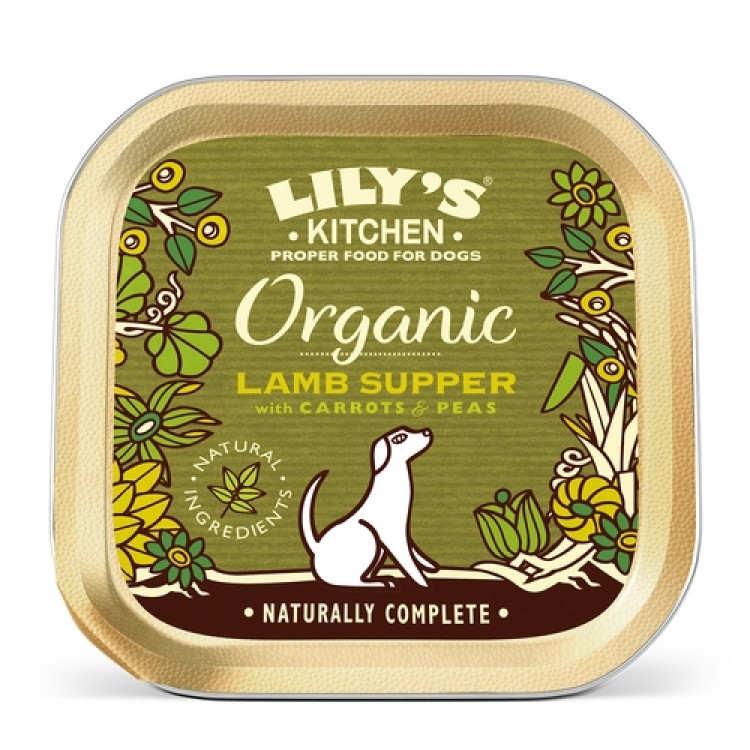Mancare umeda caini, Lily’s Kitchen, Organic Lamb Supper 150g Lily's Kitchen imagine 2022