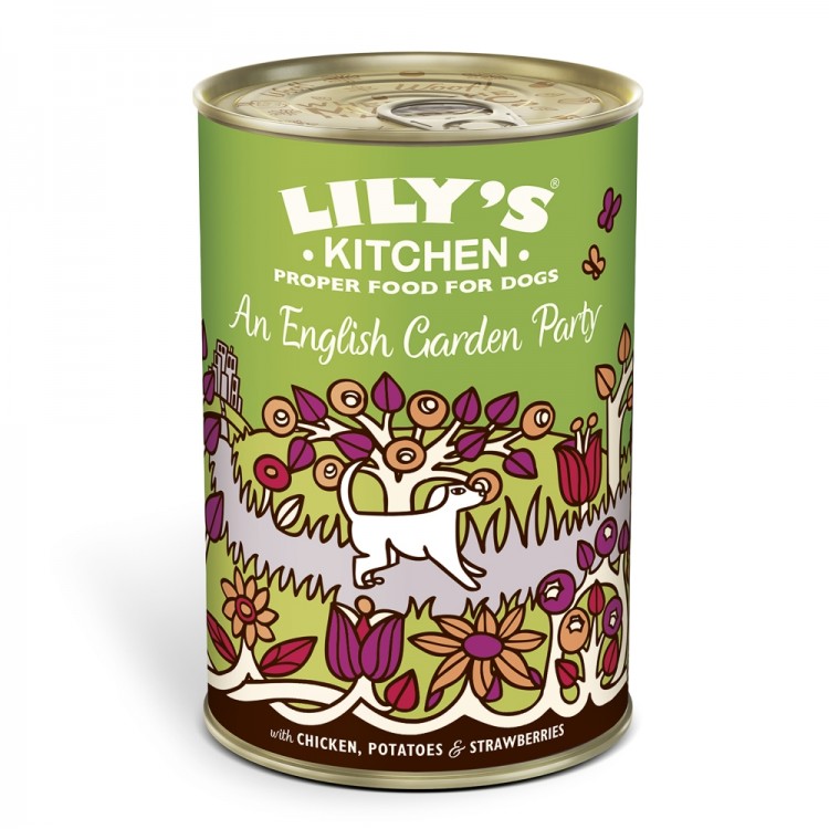Mancare umeda caini, Lily’s Kitchen, An English Garden Party, 400 g thepetclub