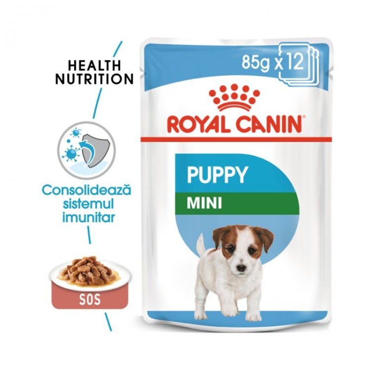 Hrana umeda Royal Canin Mini Puppy Plicuri 12x85g Royal Canin imagine 2022