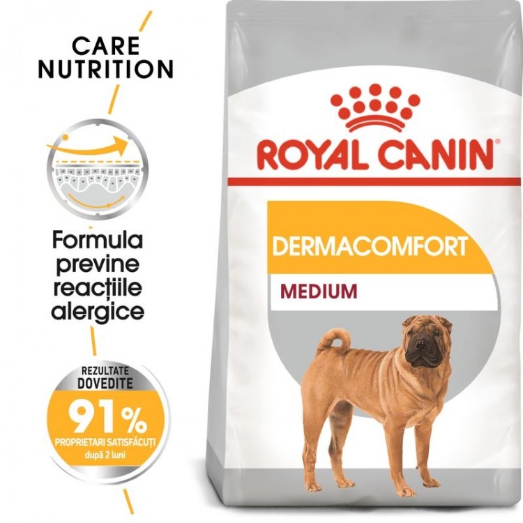 Hrana uscata Royal Canin Medium Dermaconfort 3kg