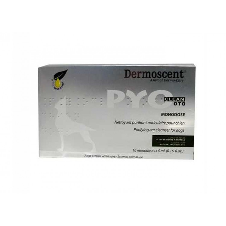 Dermoscent Pyo Clean Oto pentru caini 10 pipete de 5ml Dermoscent