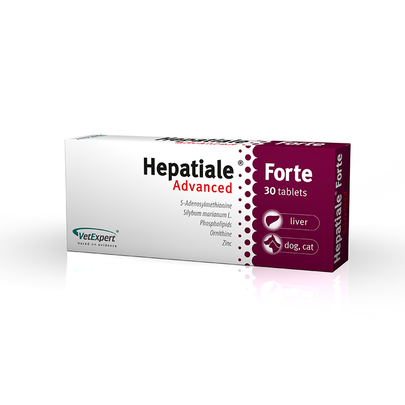 Supliment nutritiv pentru câini și pisici, Hepatiale Forte Advanced 30 tablete thepetclub