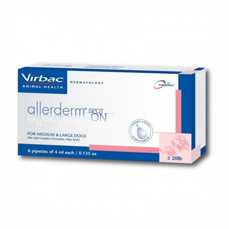 Allerderm Spot On 4 ml( >10kg) 6 pipete thepetclub.ro/