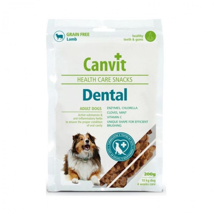 Canvit Health Care Snack Dental Dog 200g thepetclub