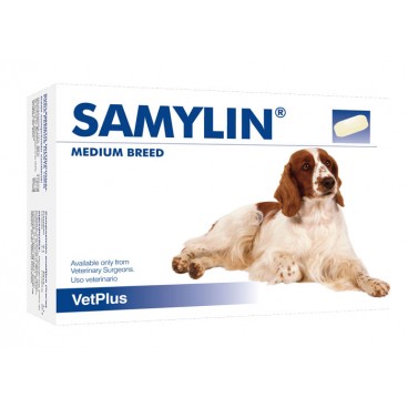 Supliment nutritiv Samylin pentru câini de talie medie x 30 tablete thepetclub.ro/